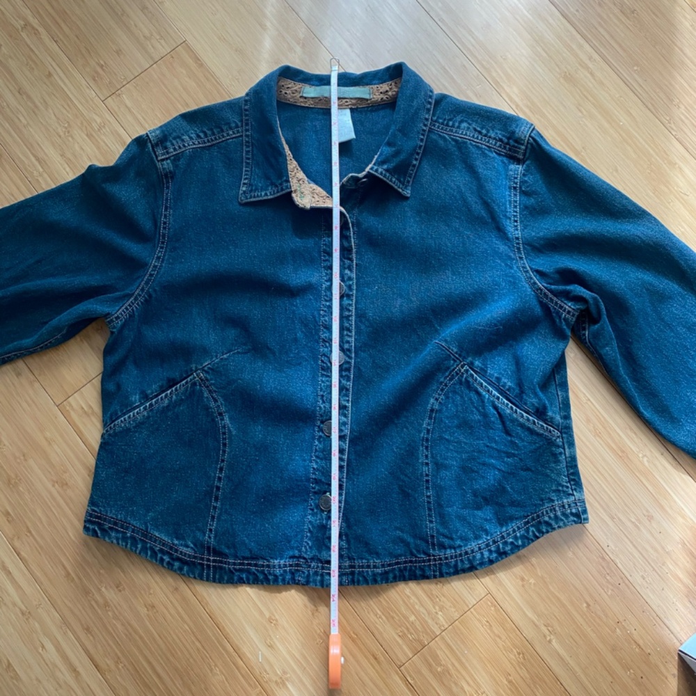 J.Jill denim jacket size LP - Picture 11 of 11